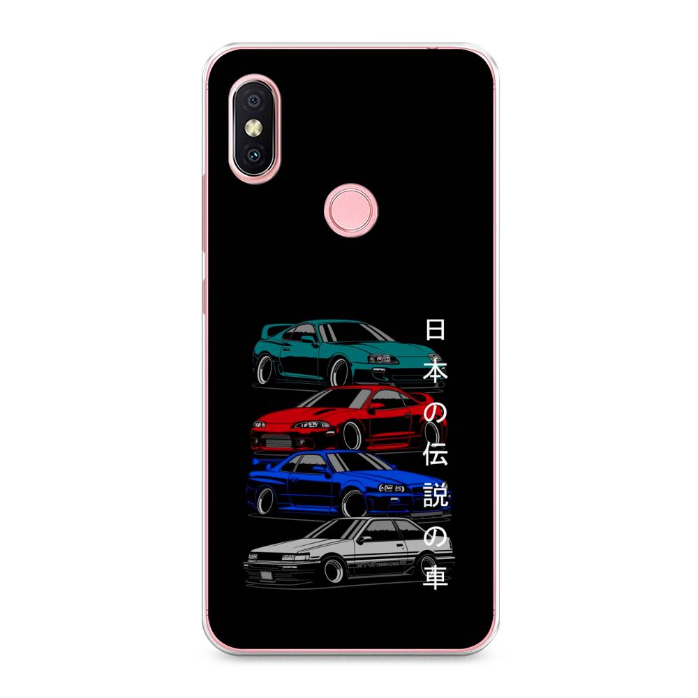 

Чехол Awog на Xiaomi Redmi S2 (Redmi Y2) "JDM Legend cars", Разноцветный, 33650-5