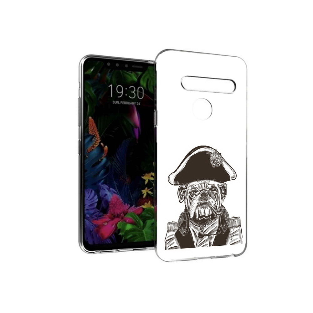 

Чехол MyPads Tocco для LG G8 мопс генерал (PT135945.76.483), Tocco