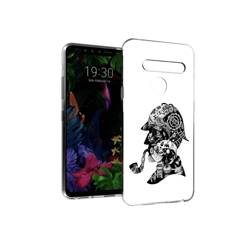 

Чехол MyPads Tocco для LG G8 мужчина с трубкой абстракция (PT135945.76.488), Tocco