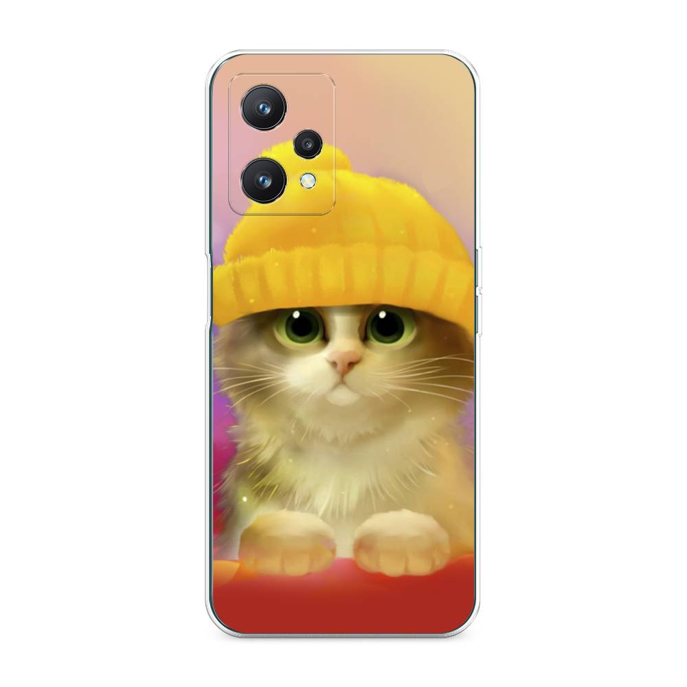 

Чехол Awog на Realme 9 Pro "Котенок в желтой шапке", Разноцветный, 258850-2