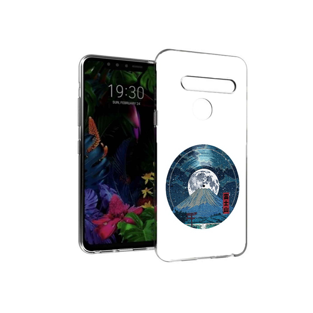 

Чехол MyPads Tocco для LG G8 нарисованная виниловая гора с луной (PT135945.76.497), Tocco