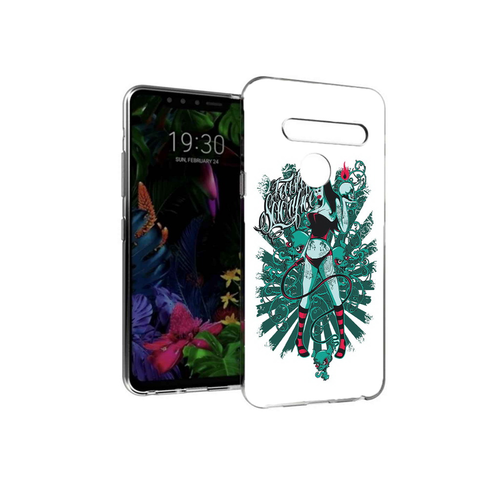 

Чехол MyPads Tocco для LG G8 нарисованная девушка в татуировках (PT135945.76.499), Tocco