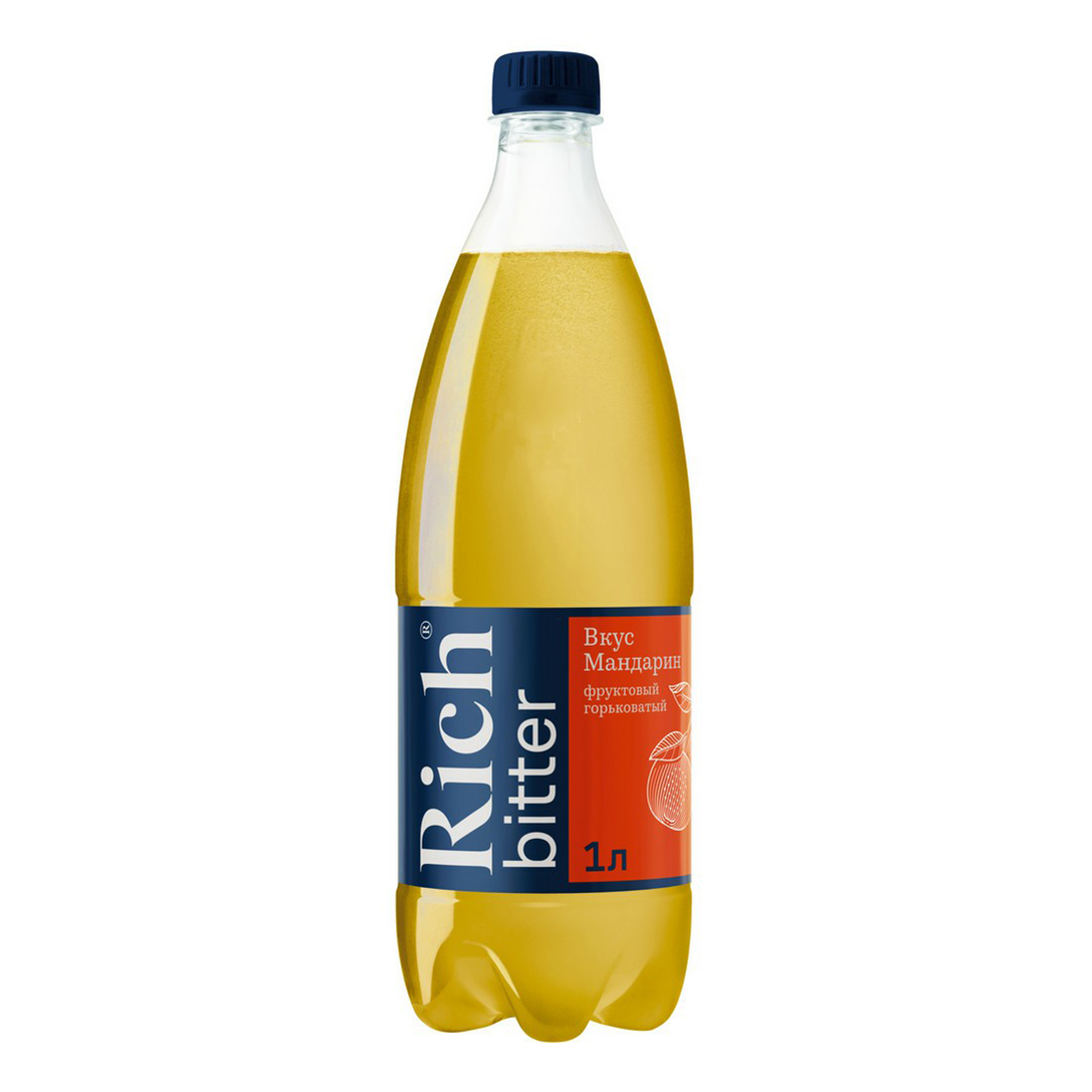 Газированный напиток Rich Bitter со вкусом мандарина 1 л