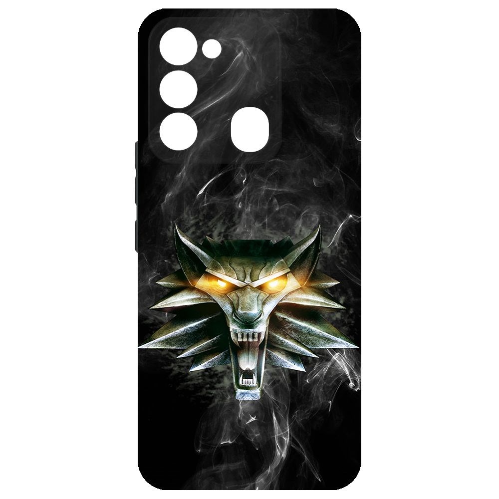 

Чехол-накладка Krutoff Soft Case Ведьмак. Школа Волка для Tecno Spark 8C черный