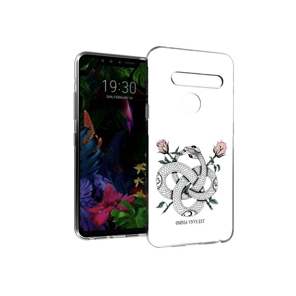 

Чехол MyPads Tocco для LG G8 нарисованная змея абстракция (PT135945.76.502), Tocco