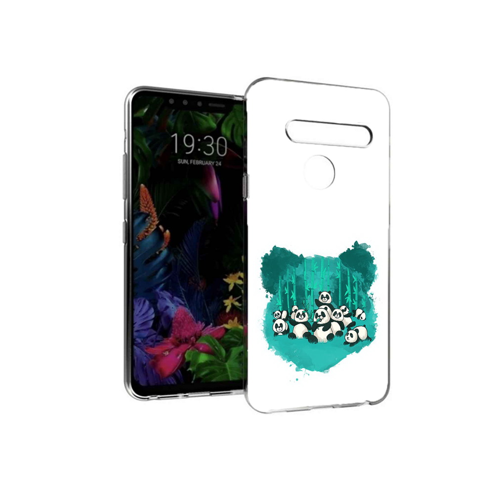 

Чехол MyPads Tocco для LG G8 нарисованные панды (PT135945.76.508), Tocco
