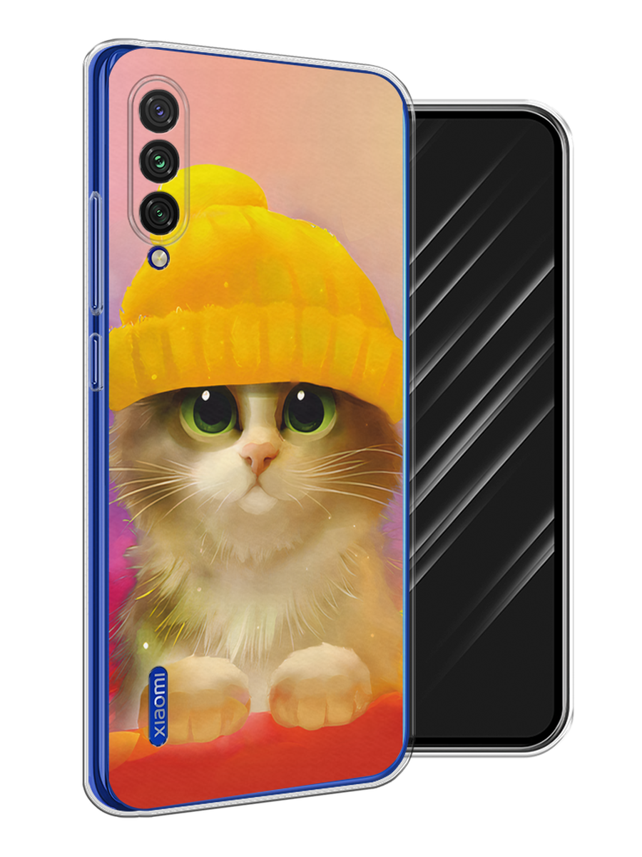 

Чехол Awog на Xiaomi Mi CC9E "Котенок в желтой шапке", Разноцветный, 35950-2