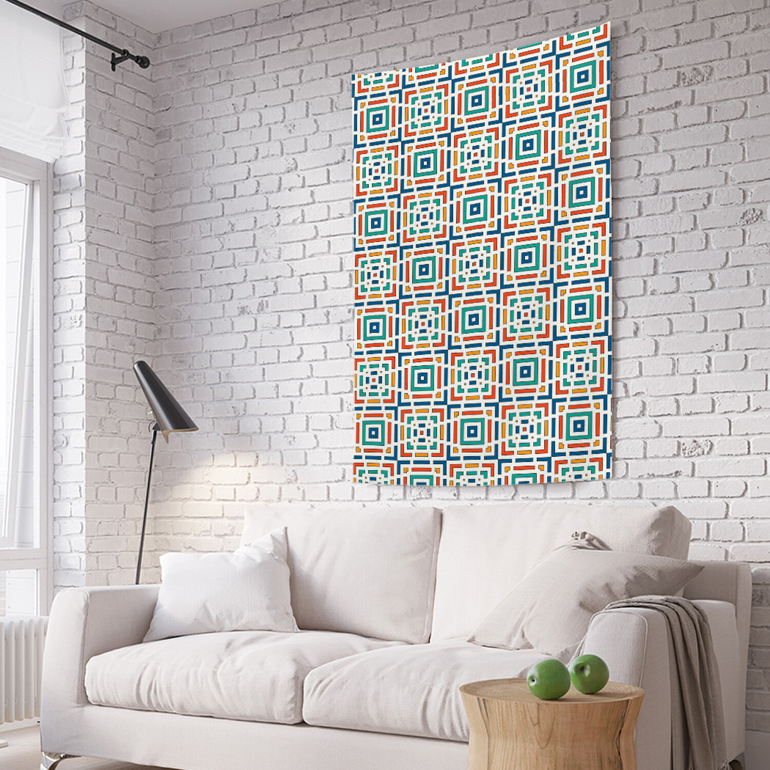 

Вертикальное фотопанно на стену JoyArty Геометрический калейдоскоп 150x200 см, Геометрический калейдоскоп