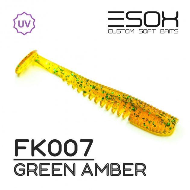 

Виброхвост Esox AWANURA 63 мм. FK007 уп.=8 шт., Желтый