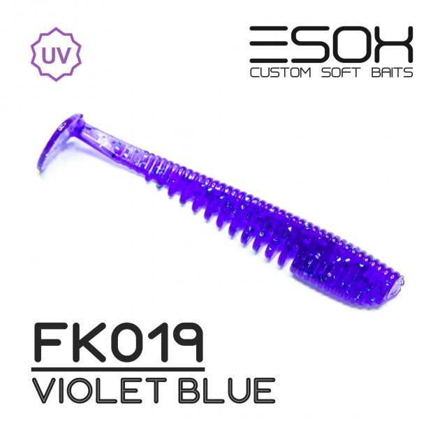 

Виброхвост Esox AWANURA 63 мм. FK019 уп.=8 шт., Фиолетовый