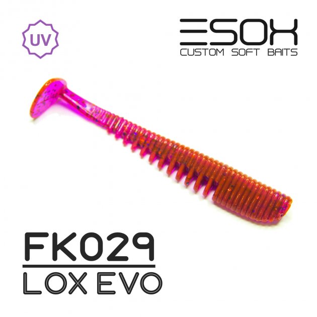 

Виброхвост Esox AWANURA 63 мм. FK029 уп.=8 шт., Оранжевый;розовый