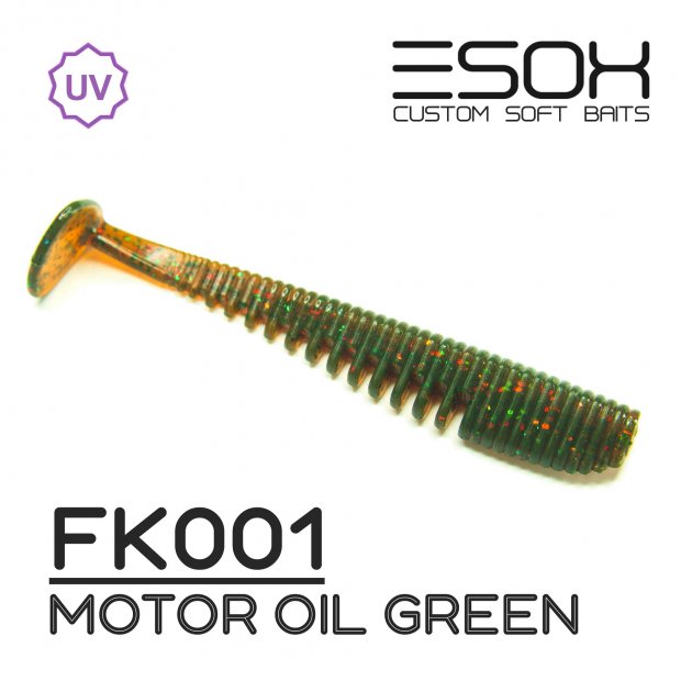 

Виброхвост Esox AWANURA 89 мм. FK001 уп.=6 шт., Зеленый