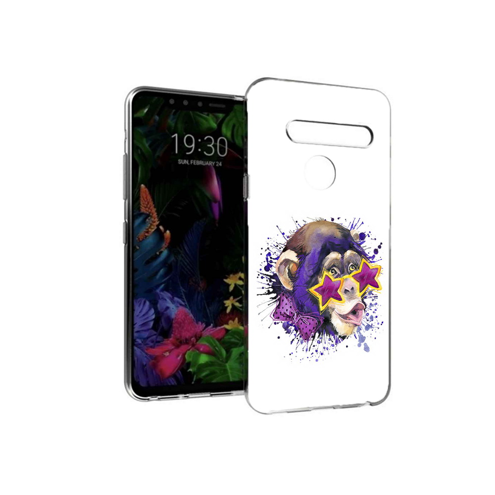 

Чехол MyPads Tocco для LG G8 обезьяна в очках (PT135945.76.524), Tocco