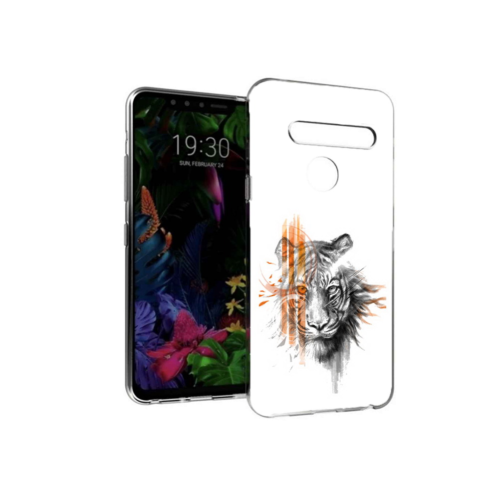 

Чехол MyPads Tocco для LG G8 огненный тигр (PT135945.76.526), Tocco