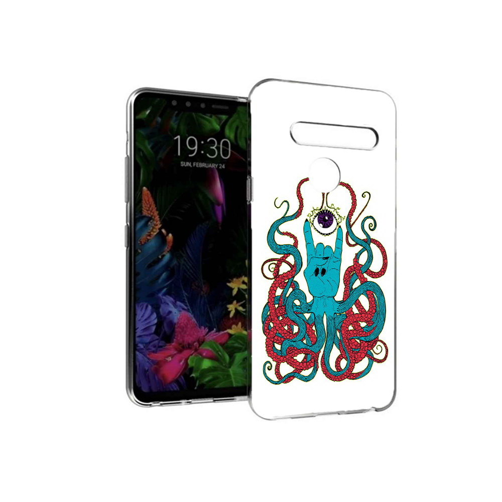 

Чехол MyPads Tocco для LG G8 осьминог-рука абстракция (PT135945.76.530), Tocco