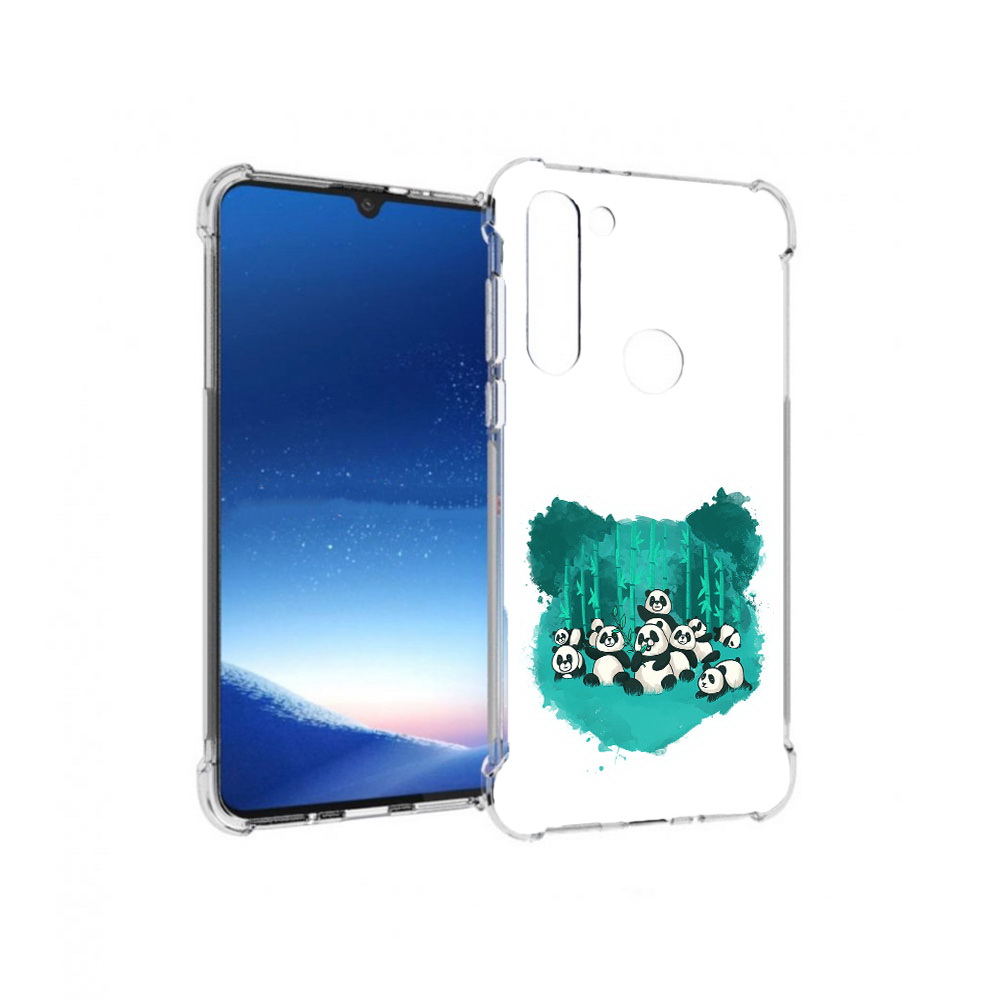 

Чехол MyPads Tocco для Motorola Moto G8 Power нарисованные панды (PT143076.340.508), Прозрачный, Tocco