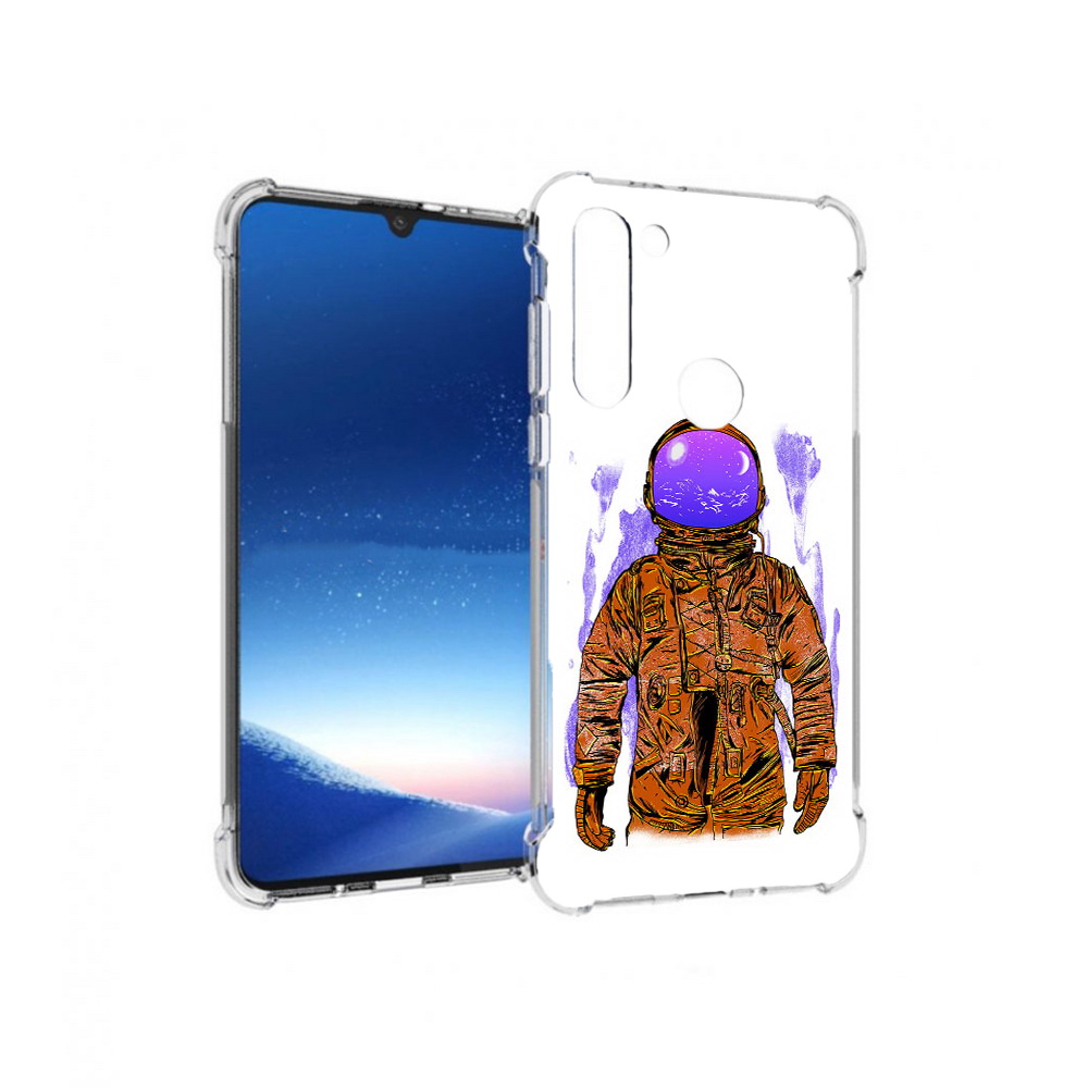 

Чехол MyPads Tocco для Motorola Moto G8 Power нарисованный мужчина в скафандре, Прозрачный, Tocco