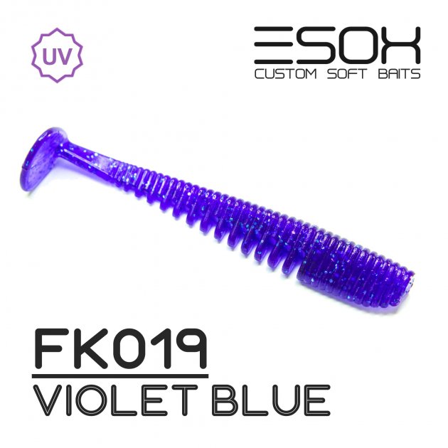 

Виброхвост Esox AWANURA 89 мм. FK019 уп.=6 шт., Фиолетовый