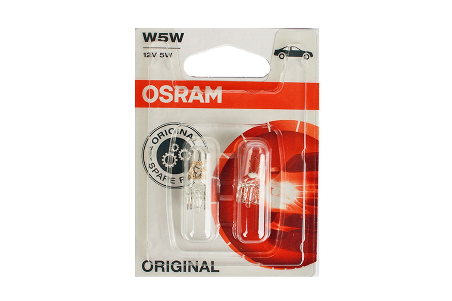 

Лампа 12Vx5W OSRAM бесцокольная 2штблистер комплект