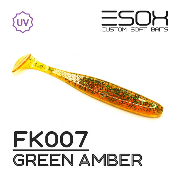 

Виброхвост Esox SHEASY 100 мм. FK007 уп.=5 шт., Желтый