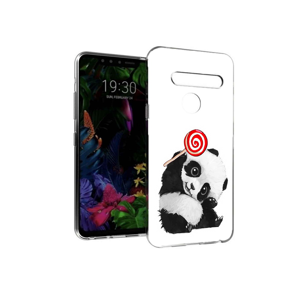 

Чехол MyPads Tocco для LG G8 панда с леденцом (PT135945.76.534), Tocco