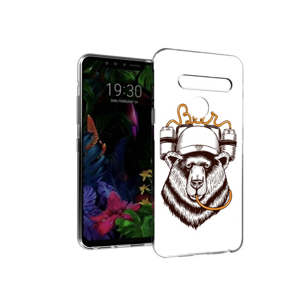 

Чехол MyPads Tocco для LG G8 пивной медведь (PT135945.76.538), Tocco