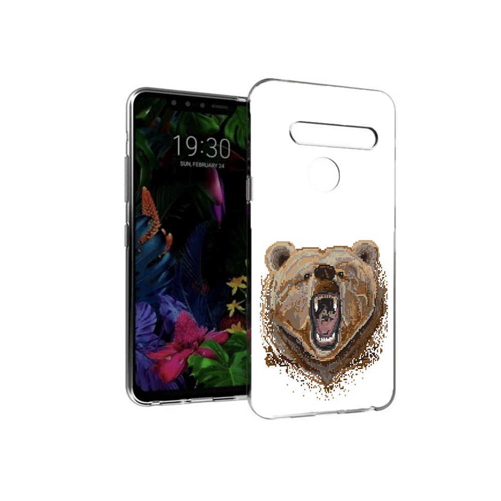 

Чехол MyPads Tocco для LG G8 пиксельный медведь (PT135945.76.539), Tocco