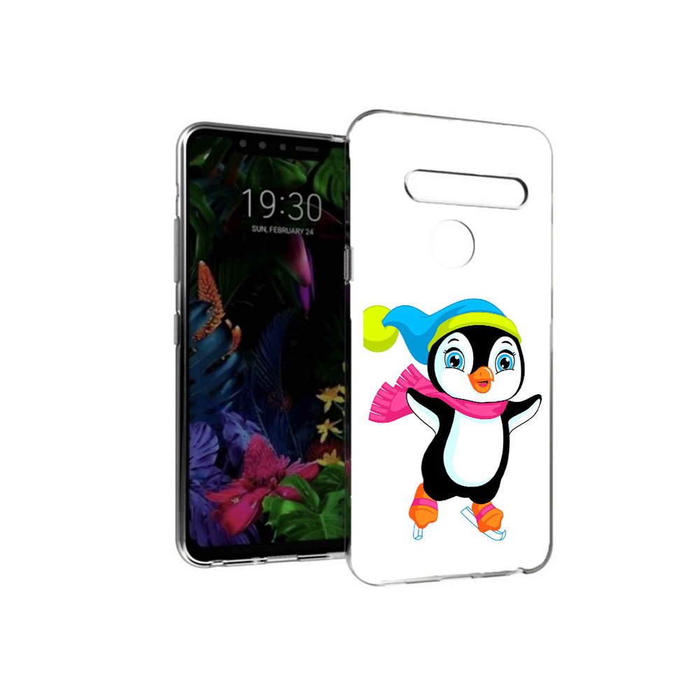 

Чехол MyPads Tocco для LG G8 пингвин на коньках (PT135945.76.540), Tocco