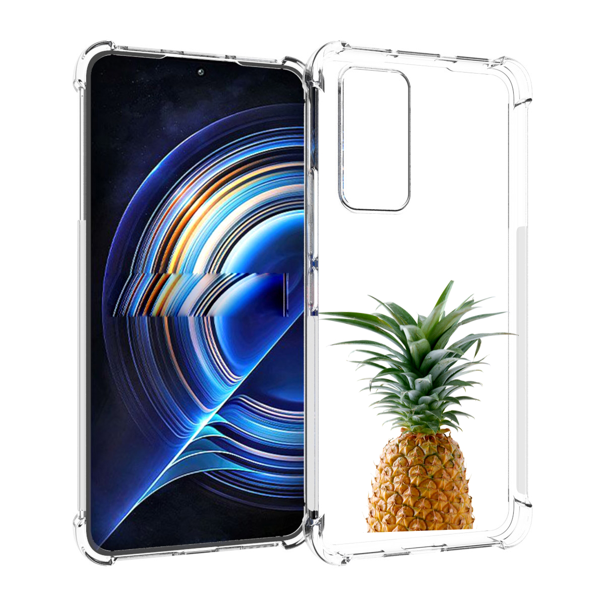 

Чехол MyPads ананас для Tecno Camon 19 Neo, Прозрачный, Tocco