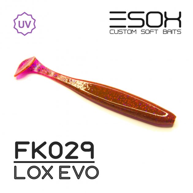 

Виброхвост Esox SHEASY 100 мм. FK029 уп.=5 шт., Оранжевый;розовый