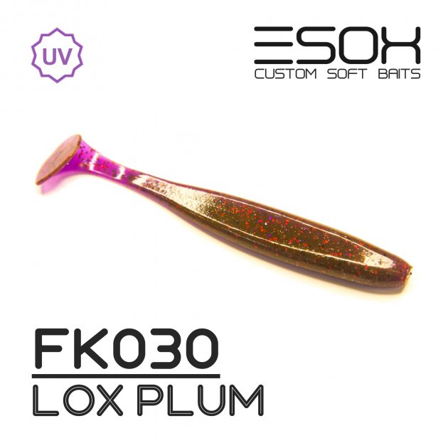 

Виброхвост Esox SHEASY 100 мм. FK030 уп.=5 шт., Золотистый;розовый