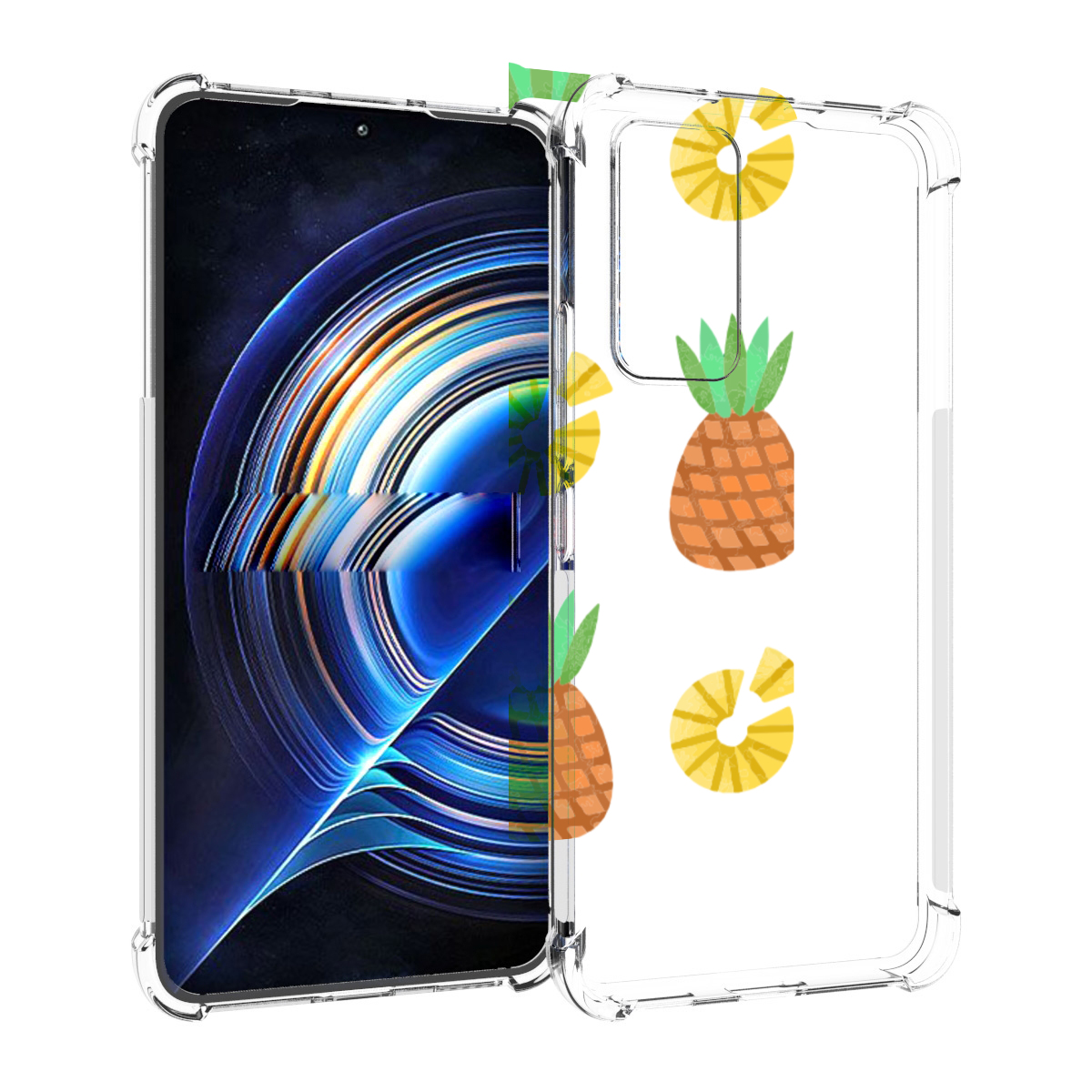 

Чехол MyPads ананасики для Tecno Camon 19 Neo, Прозрачный, Tocco
