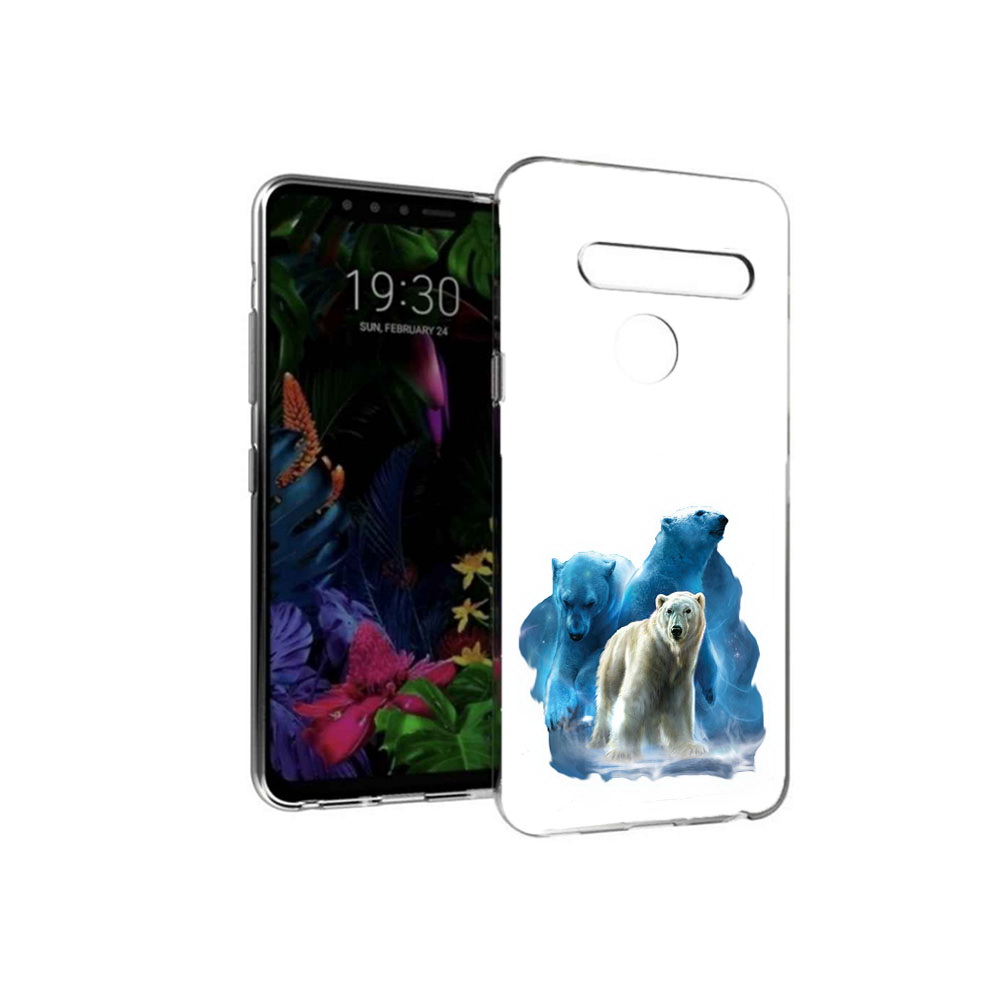

Чехол MyPads Tocco для LG G8 полярный медведь (PT135945.76.549), Tocco