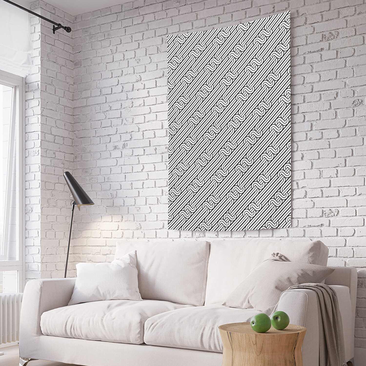 

Вертикальное фотопанно на стену JoyArty Случайное сплетение полос 150x200 см, Случайное сплетение полос
