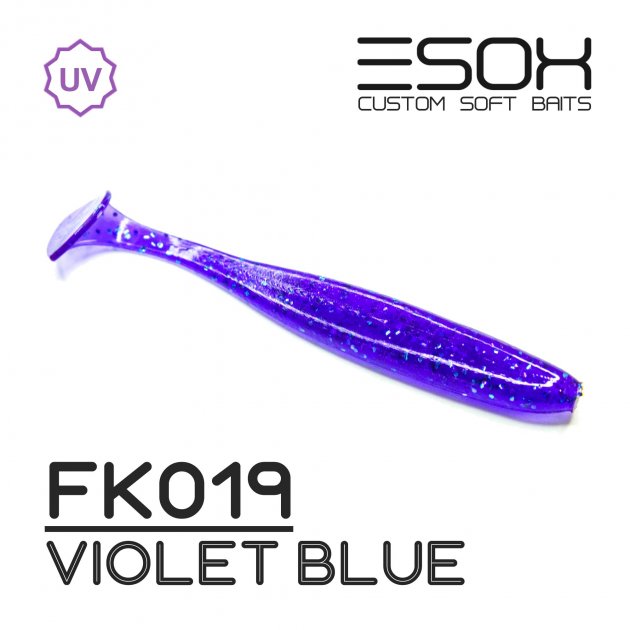 

Виброхвост Esox SHEASY 71 мм. FK019 уп.=8 шт., Фиолетовый