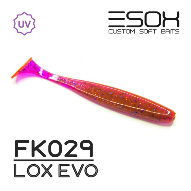 

Виброхвост Esox SHEASY 71 мм. FK029 уп.=8 шт., Оранжевый;розовый