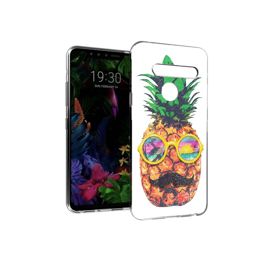 

Чехол MyPads Tocco для LG G8 прикольный ананас с лицом (PT135945.76.556), Tocco