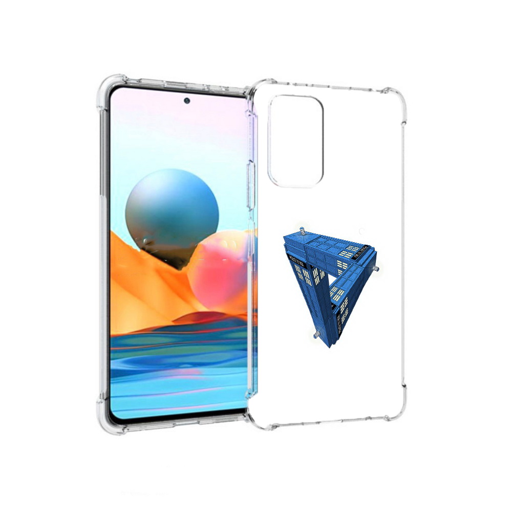 Чехол MyPads Tocco для Xiaomi Redmi Note 10 Pro головолока абстракция (PT158414.284.291)