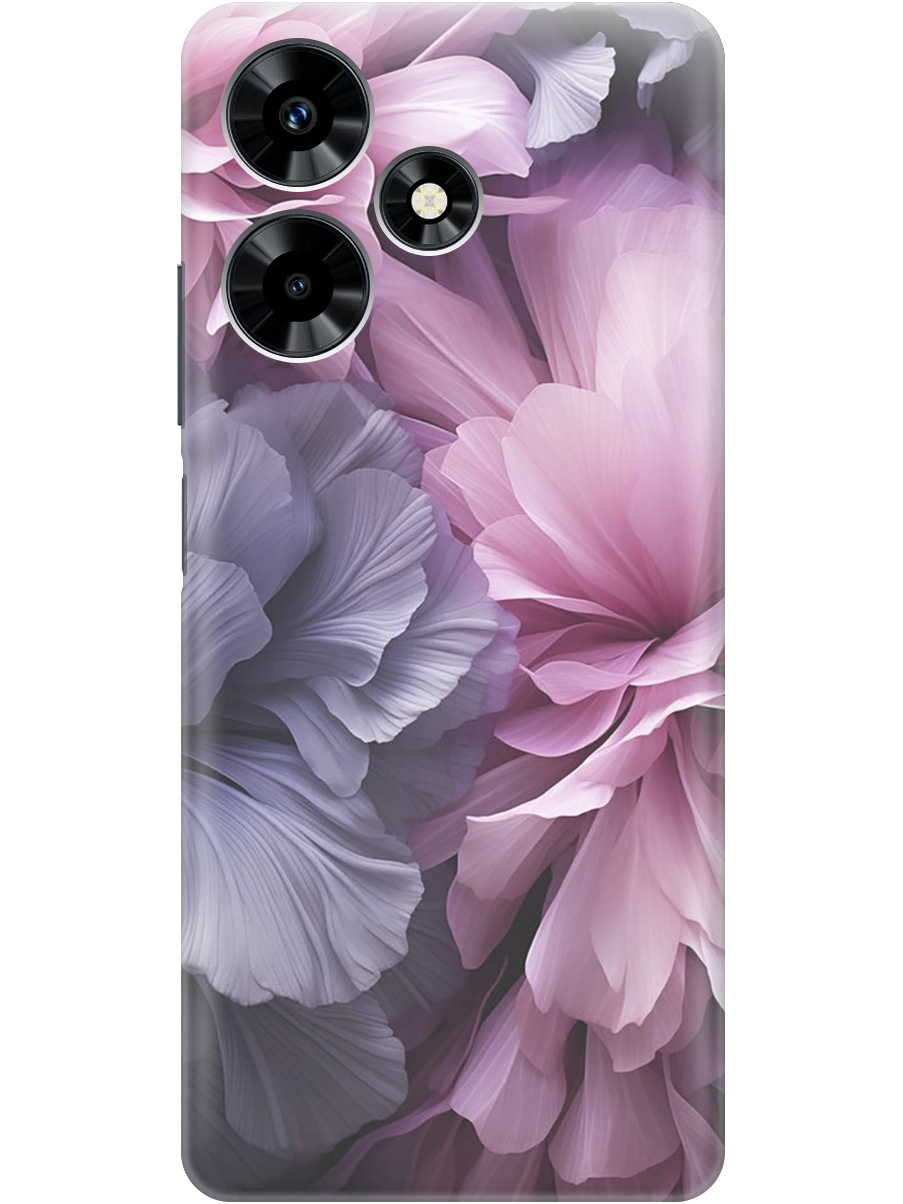 

Силиконовый чехол на Infinix Hot 30 с рисунком "Розово-фиолетовые цветы", Розовый;фиолетовый, 20000049