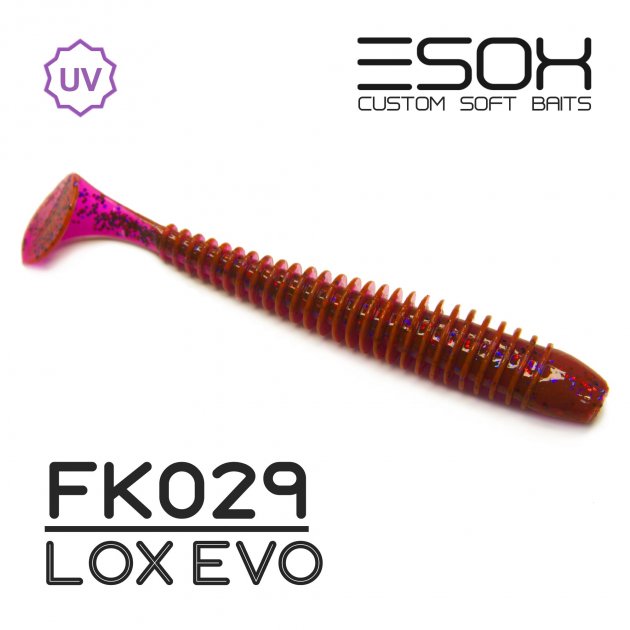 

Виброхвост Esox SWINKY 100 мм. FK029 уп.=5 шт., Оранжевый;розовый