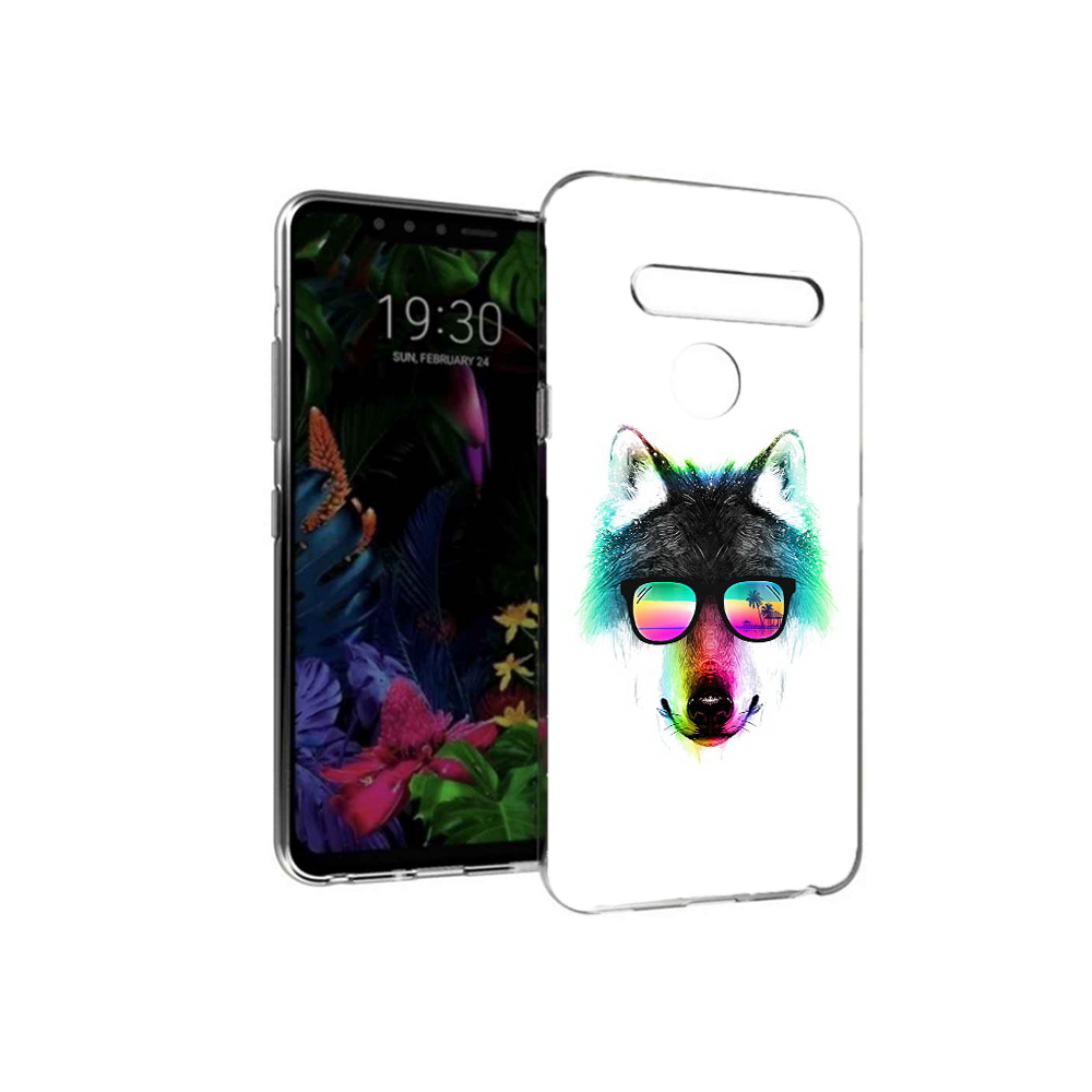 

Чехол MyPads Tocco для LG G8 радужный волк (PT135945.76.567), Tocco