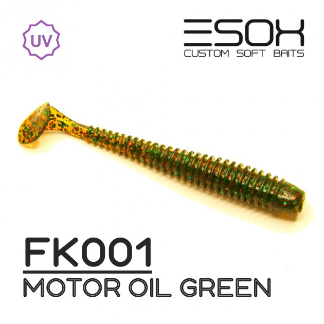

Виброхвост Esox SWINKY 63 мм. FK001 уп.=8 шт., Зеленый