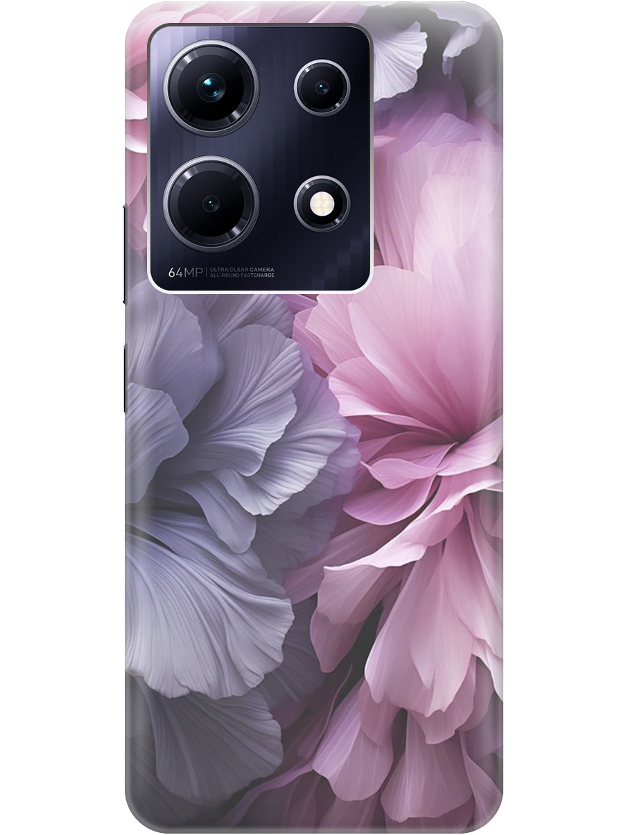 

Силиконовый чехол на Infinix Note 30 с рисунком "Розово-фиолетовые цветы", Розовый;фиолетовый, 20000061