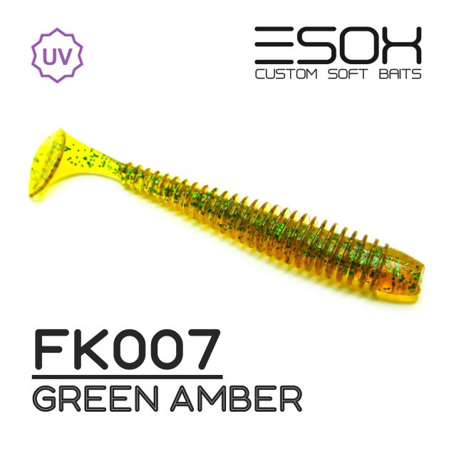 

Виброхвост Esox SWINKY 87 мм. FK007 уп.=6 шт., Желтый
