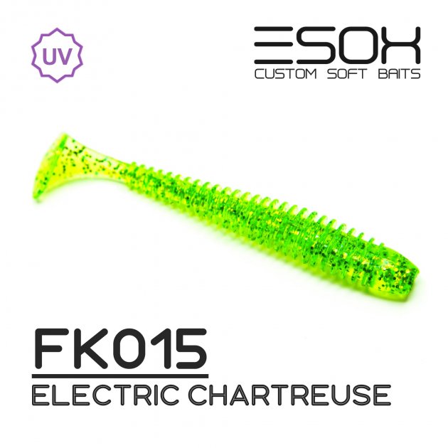 

Виброхвост Esox SWINKY 87 мм. FK015 уп.=6 шт., Зеленый