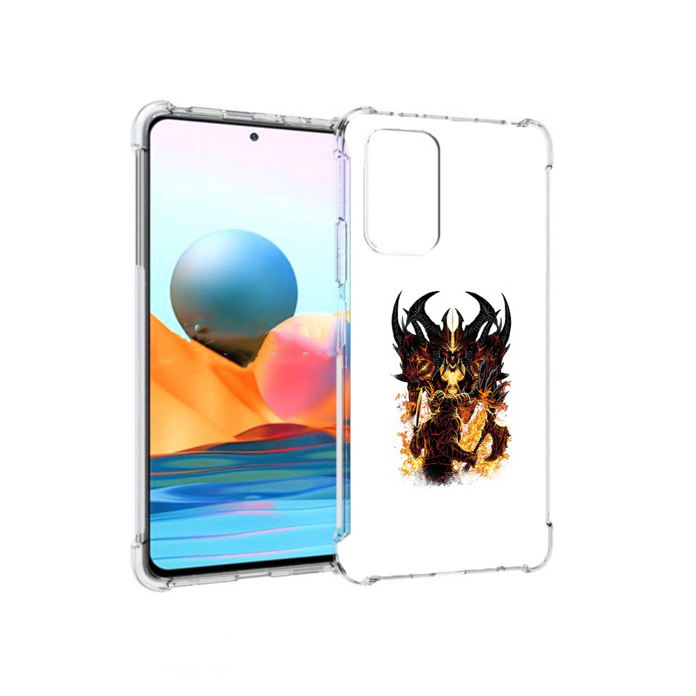 Чехол MyPads Tocco для Xiaomi Redmi Note 10 Pro демон shadow fiend (PT158414.284.318)