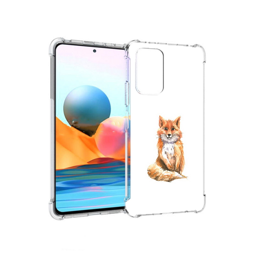 Чехол MyPads Tocco для Xiaomi Redmi Note 10 Pro детская лиса (PT158414.284.320)
