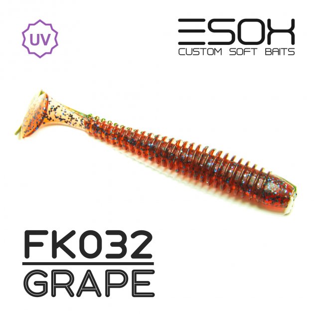 

Виброхвост Esox SWINKY 87 мм. FK032 уп.=6 шт., Оранжевый