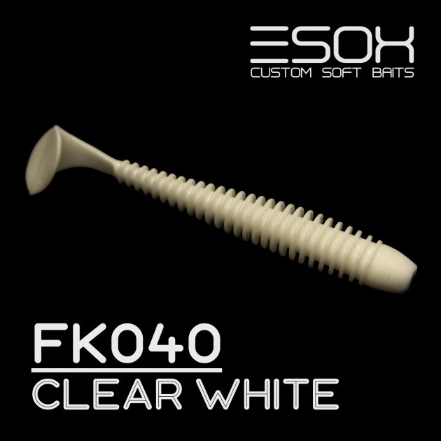 

Виброхвост Esox SWINKY 87 мм. FK040 уп.=6 шт., Белый