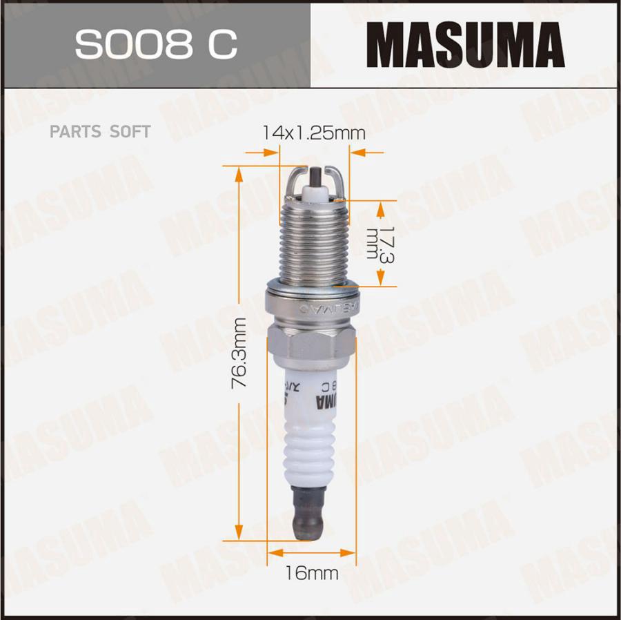 Свеча зажигания MASUMA S008C 1шт